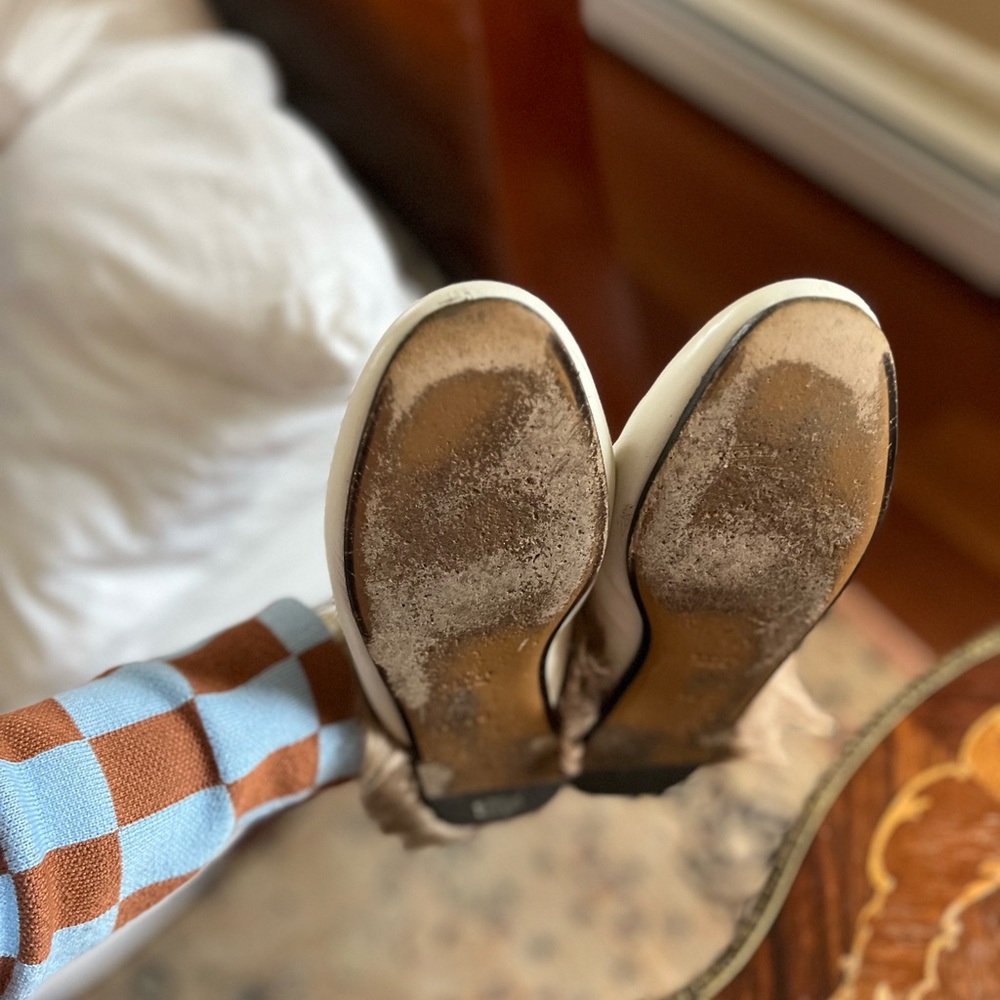 Classic white Gucci fur mules - Picture 3 of 3